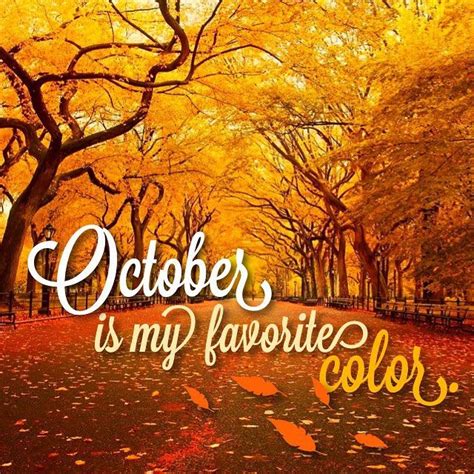 October is here! Enjoy .